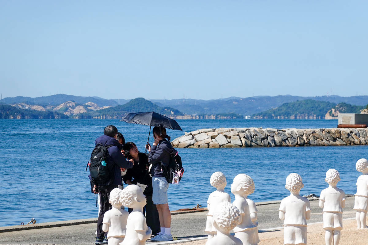 20位臺灣青年親身參與瀨戶內國際藝術季，與當地居民互動