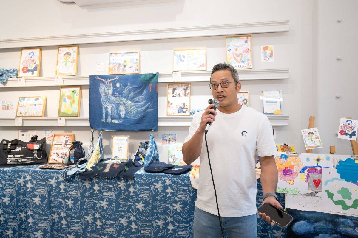 SHOPLINE臺灣總經理徐向緯表示，為腦麻青年設計專屬的教育訓練，提升就業能力

