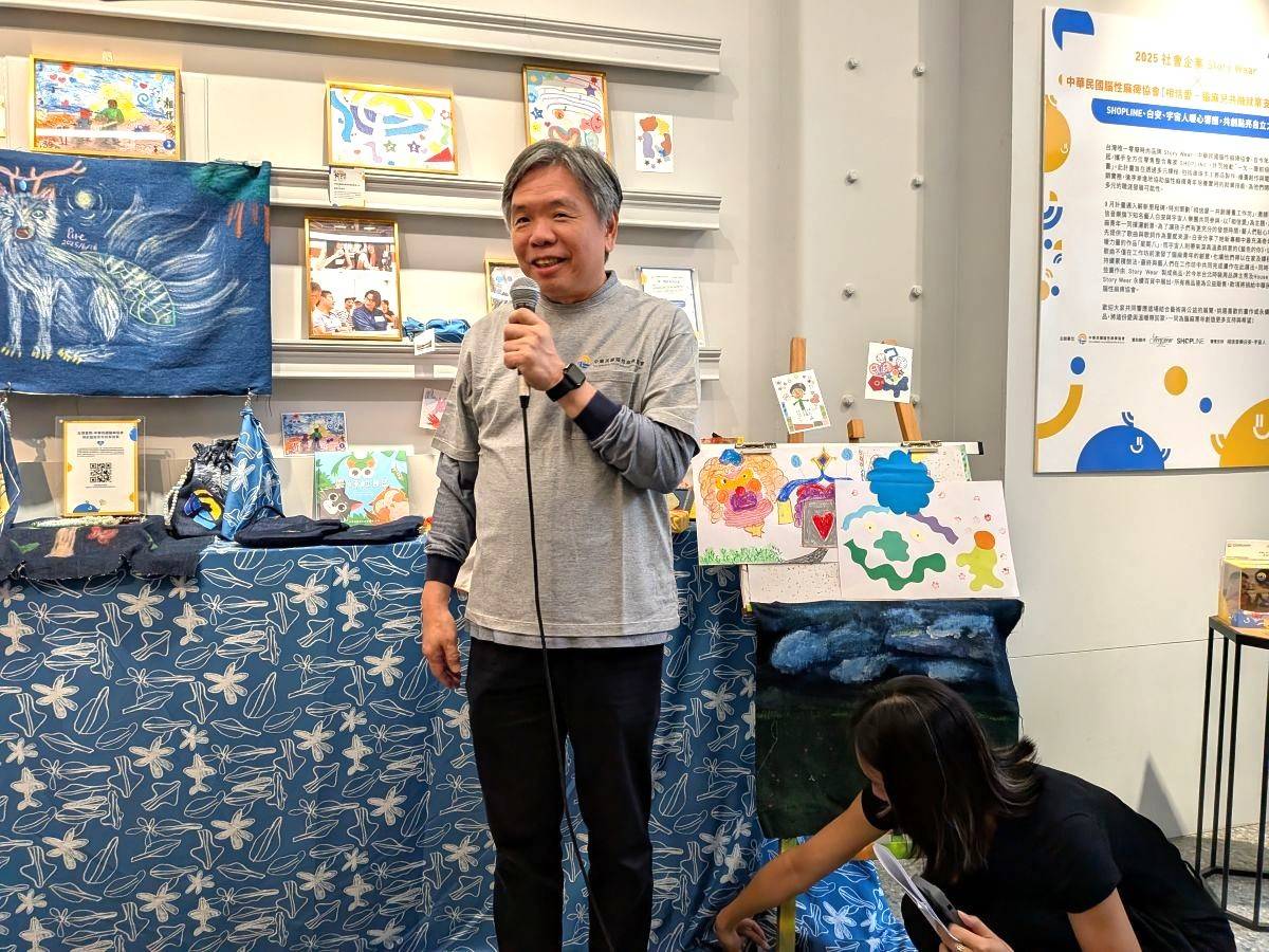 中華民國腦性麻痺協會監事陳子淳強調，只要給予時間和機會，腦麻青年也能發揮潛能