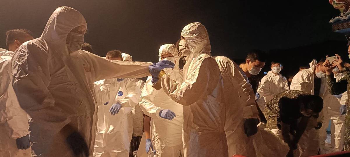 臺中案例場10月30日晚間持續進行清消