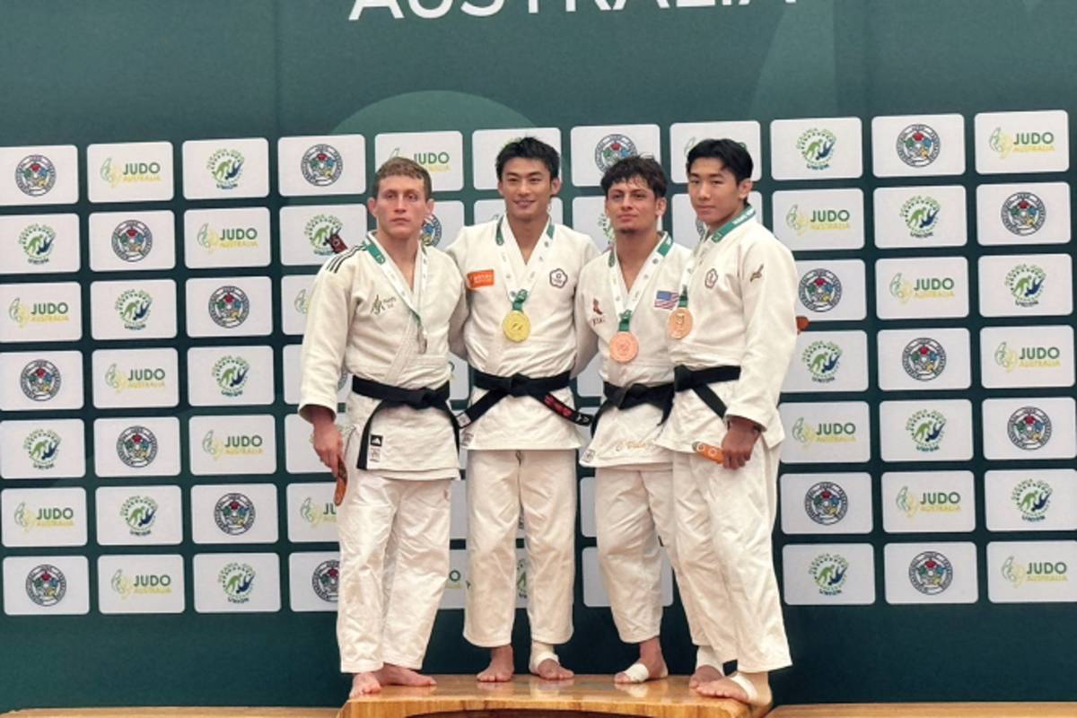 柔道男神楊勇緯大洋洲公開賽60公斤摘金