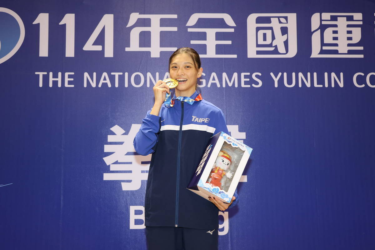 西松高中校友吳詩儀摘下全運會女子第三量級冠軍