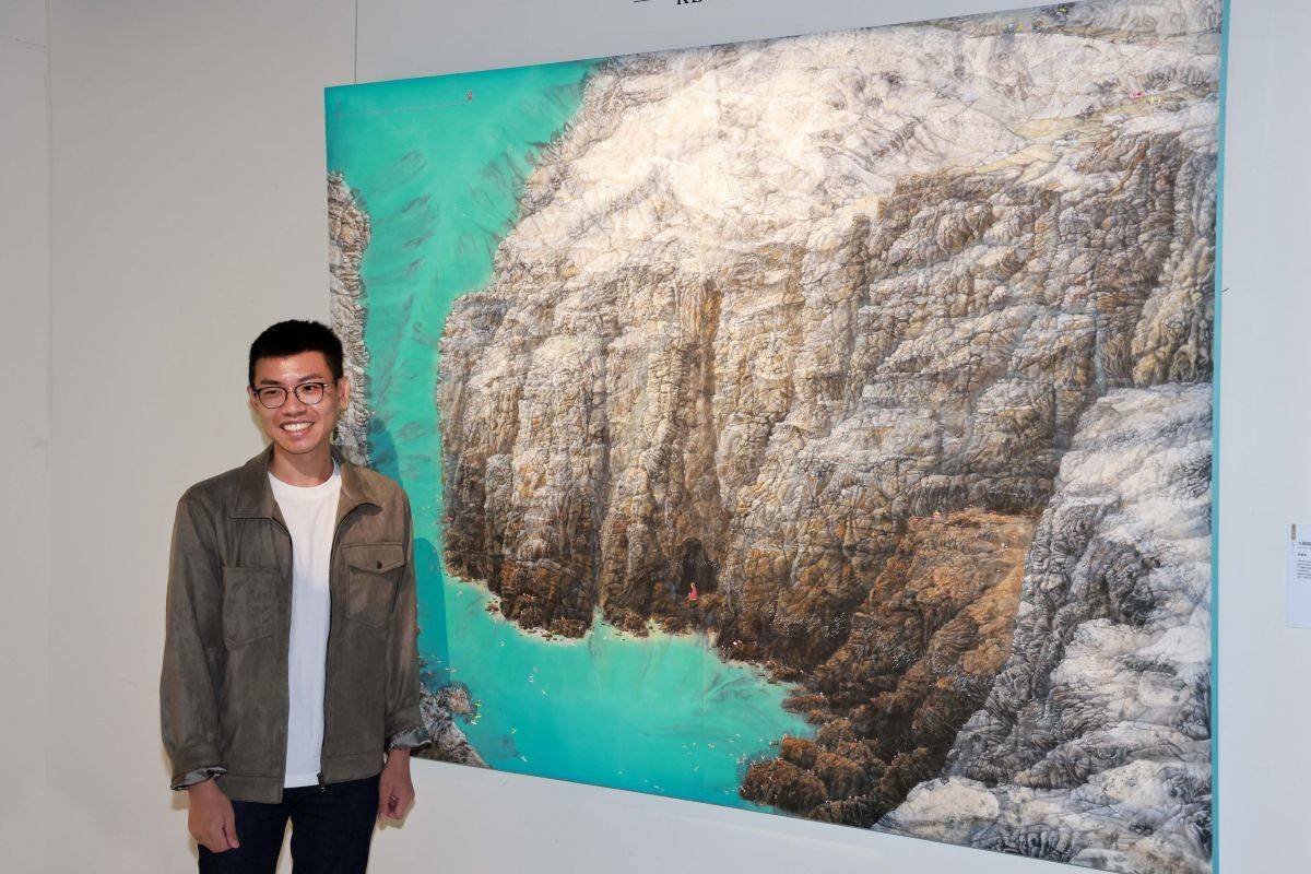 中山青年藝術獎中山獎水墨類得主柯驎晏