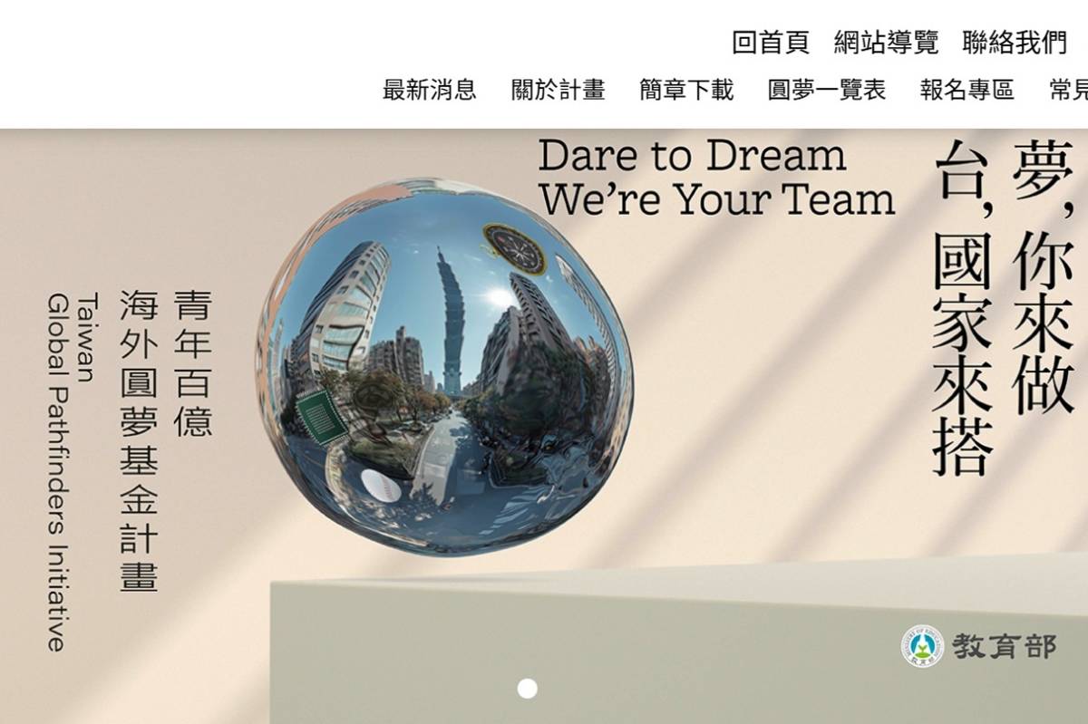 青年有夢政府挺 「百億海外圓夢基金計畫」115年擴大