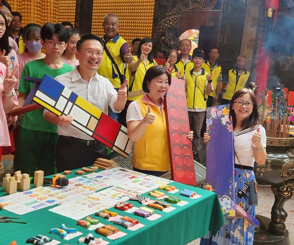 八德國中結合信仰與社區行動，辦理「我是筊佼者」創意擲筊活動