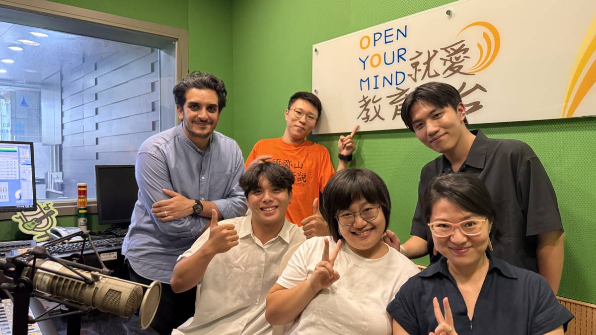 清水眷村文化園區駐村藝術家Amit Rai Sharma (黃洺緯)、陳昱翰，「怪人地下合作社」成員王冠鈞、楊翊、張育寧