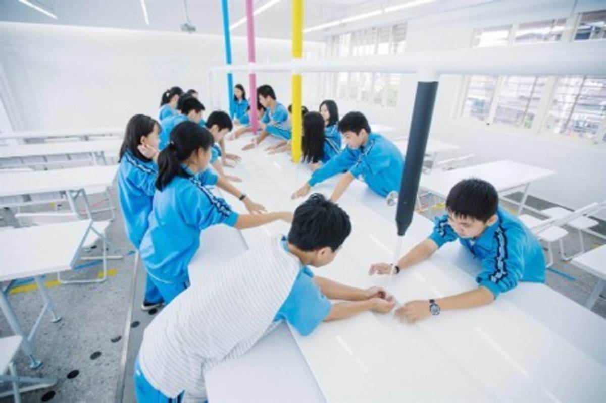 新泰國中(績優學校獎國中組)打造美感實驗室讓師生於充滿美的環境學習