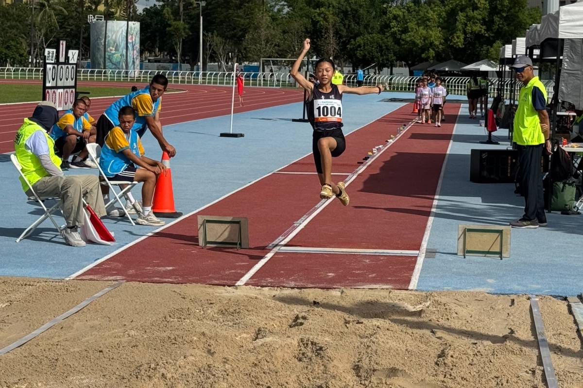 比賽場上，每位選手都全力以赴。