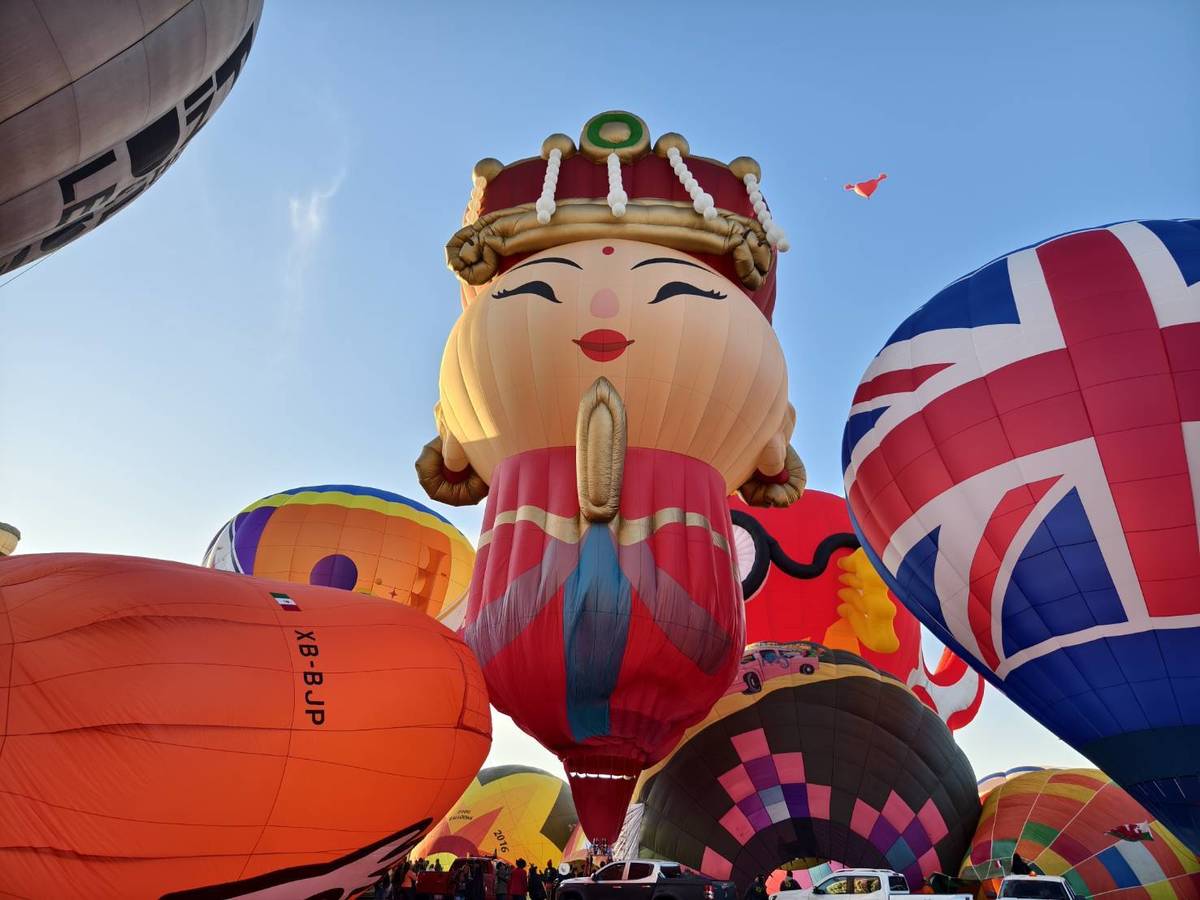 臺灣國籍航空器編號B-00015臺東媽祖造型熱氣球，以可愛生動形象、細膩造型比例與亮眼色彩設計，繼去年參加美國阿布奎基國際熱氣球嘉年華後，再度登上國際舞臺。