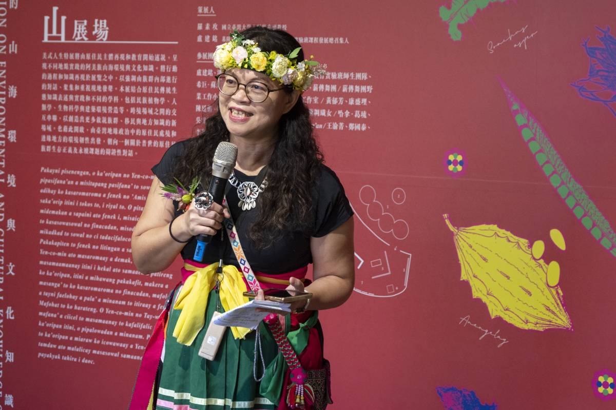 策展人羅素玫副教授(由謝明澄攝影)