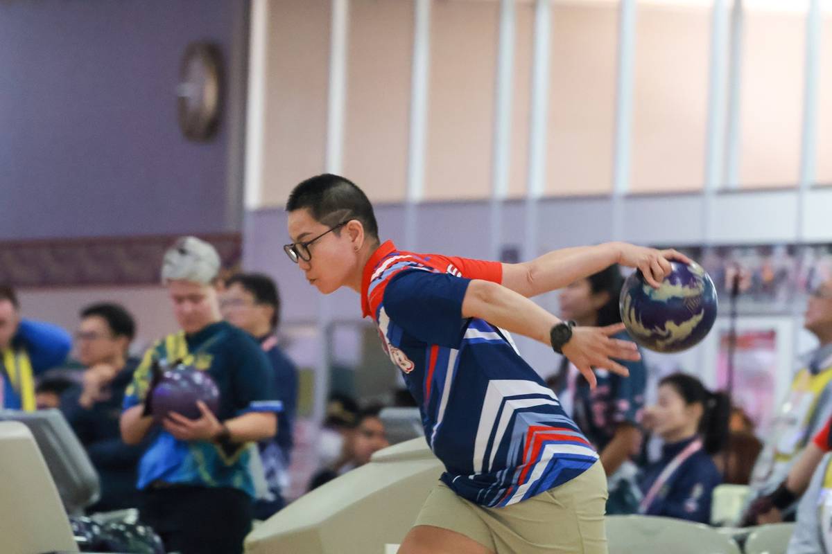 保齡球代表隊陳怡妙選手獲得銅牌也是聽奧個人賽首面獎牌。(運動部提供)