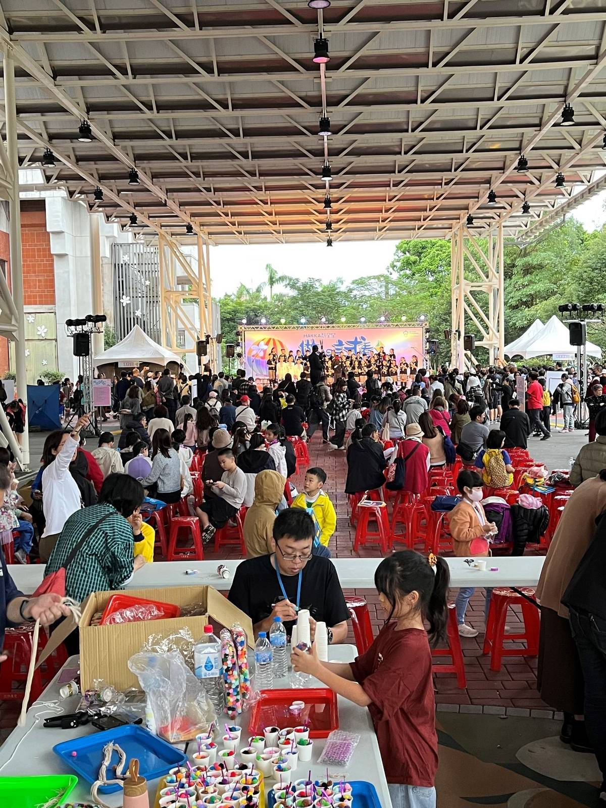 活動現場還有適合親子同樂的闖關遊戲