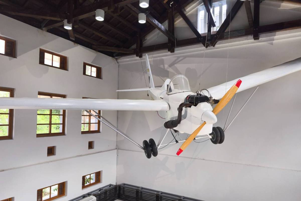 台大機械系開發的輕航機。