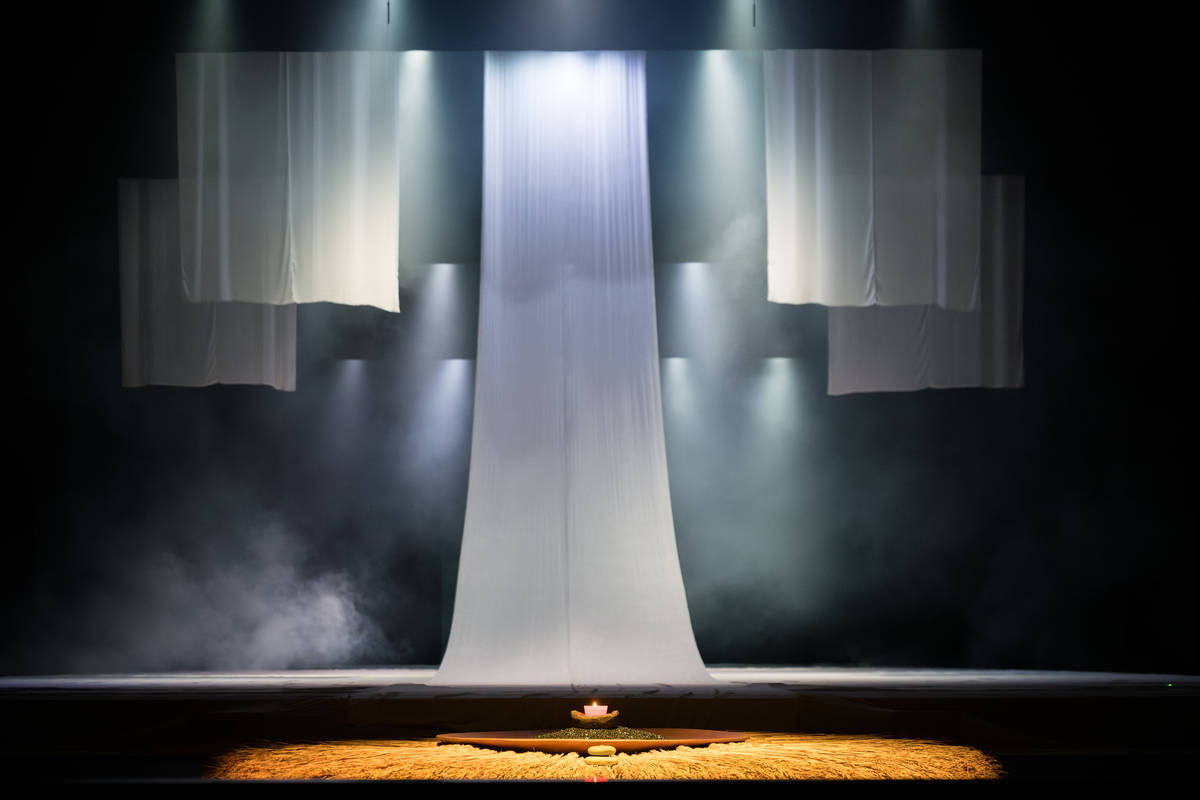 無垢舞蹈劇場《潮》 彩排記者會〈破〉舞作演出（國家兩廳院提供，攝影：張震洲）