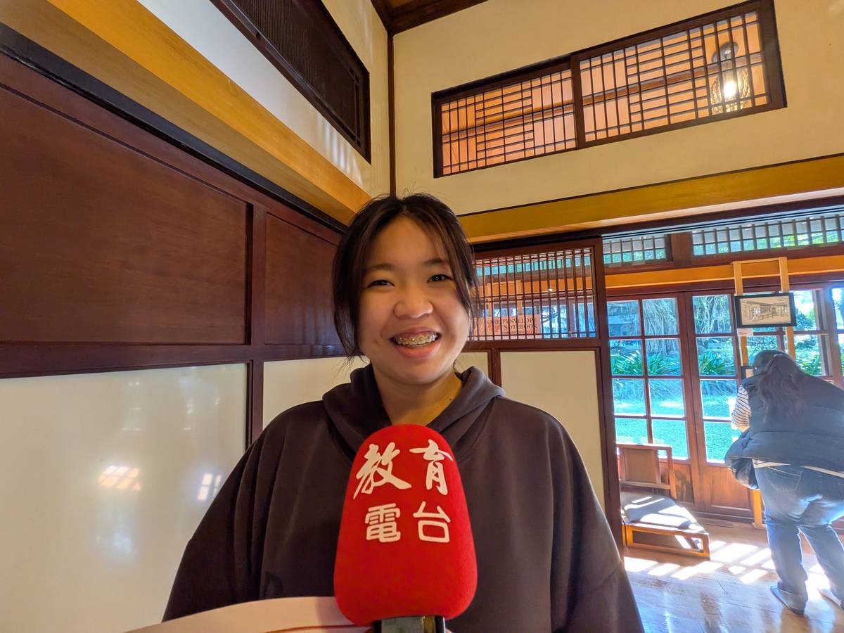 學生江彩曦表示，透過課程讓她對建築物和古蹟有更為深刻的理解