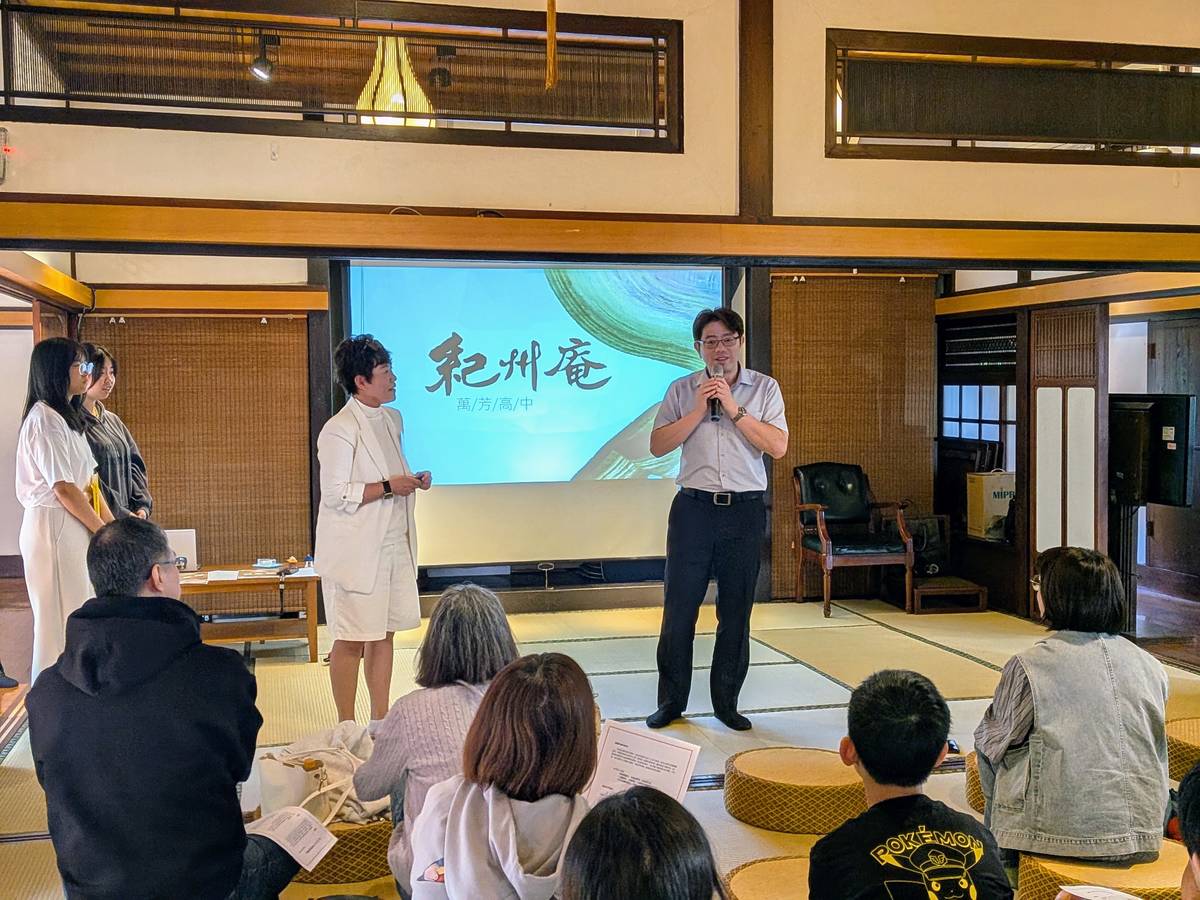 萬芳高中校長李冠達鼓勵學生把目標放得更遠，從臺北走向世界