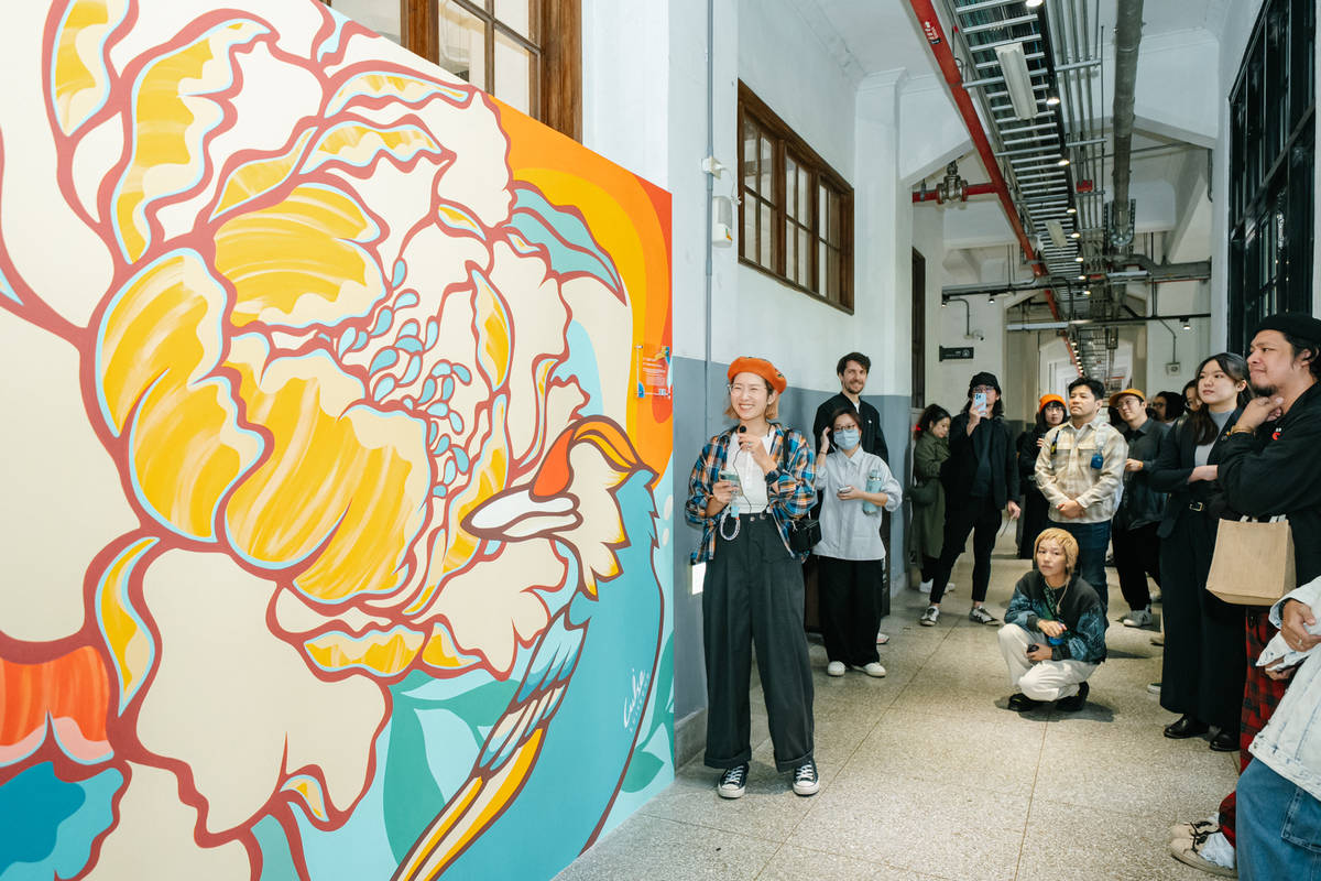 臺北市青年局「國際青年藝術家進駐計畫」，8位國際青年藝術家在松山文創園區內進行創作