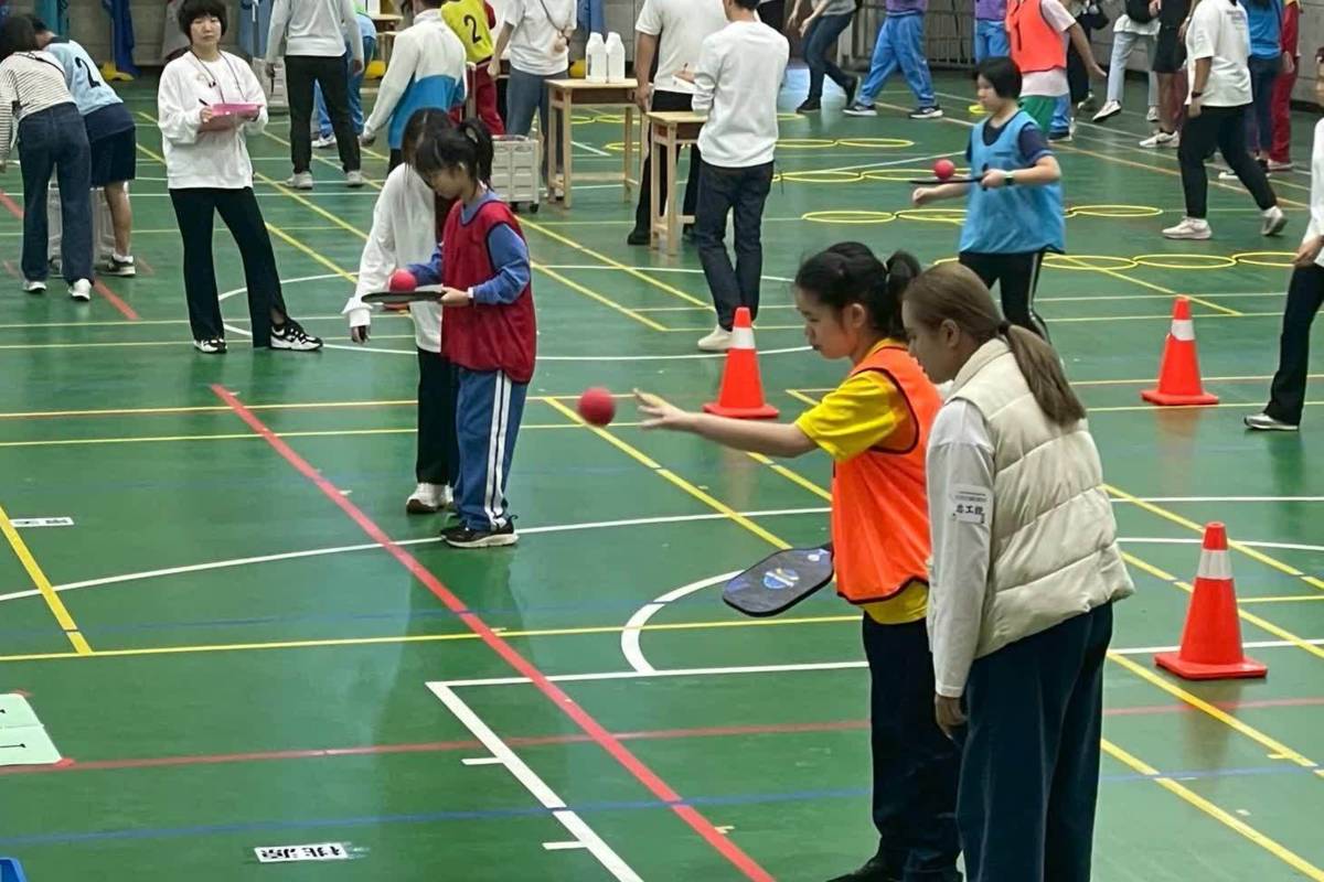 臺北市舉辦114學年度國中身心障礙集中式特教班學生體育競賽，體驗闖關遊戲

「