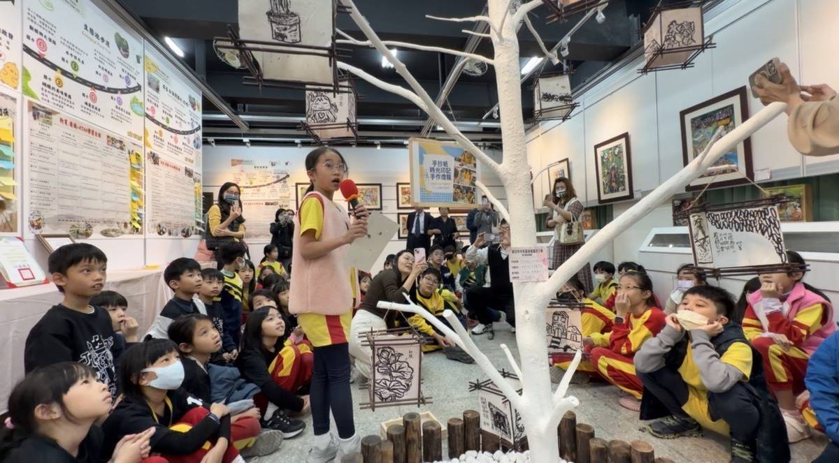 新北自強國小校慶美展「創藝昂揚」 綻放藝術的光