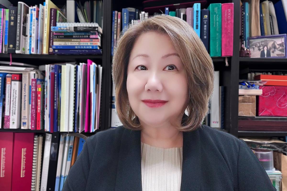 中原大學生科系教授許毅芝研發之創新奈米藥物平臺技術。(中原大學提供)