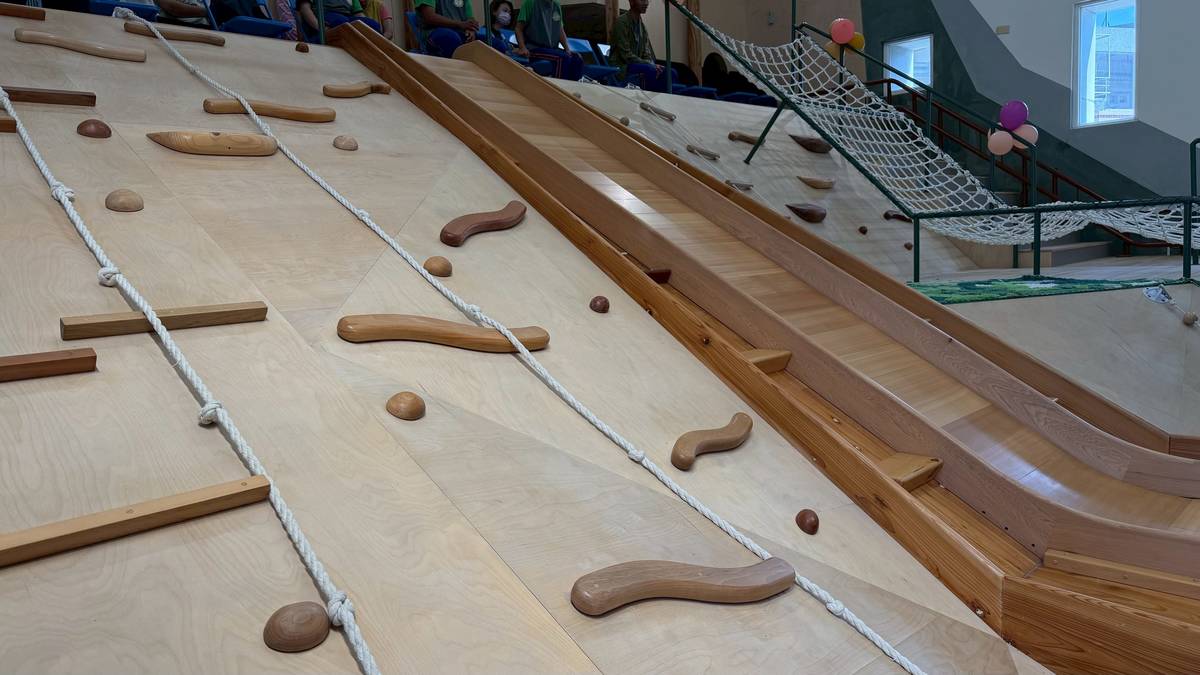 全臺第一座友善身心障礙學生的校園共融攀岩場正式啟用