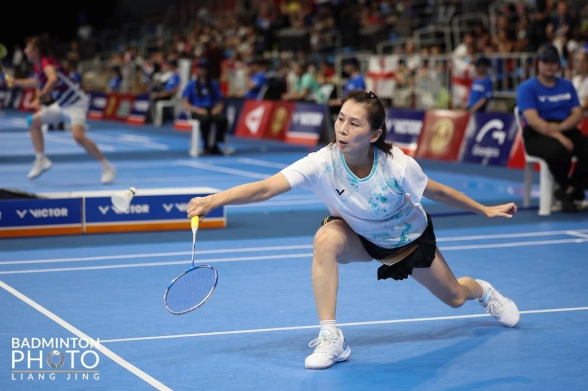 中臺科大徐育鈴老師強調 視覺對運動表現的影響極為關鍵 (照片來源：Badmintonphoto BWF photo).