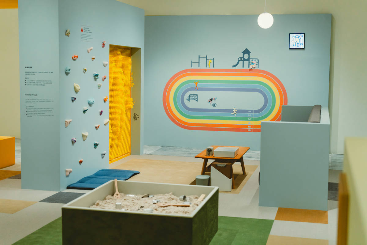 「痕跡悄悄話」規劃互動區(圖片提供:北美館)