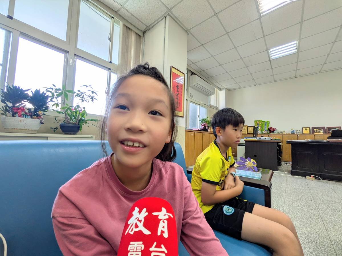 學生潘宣嬡表示，看到「史尼氏小䰾」找到新家，內心覺得很感動