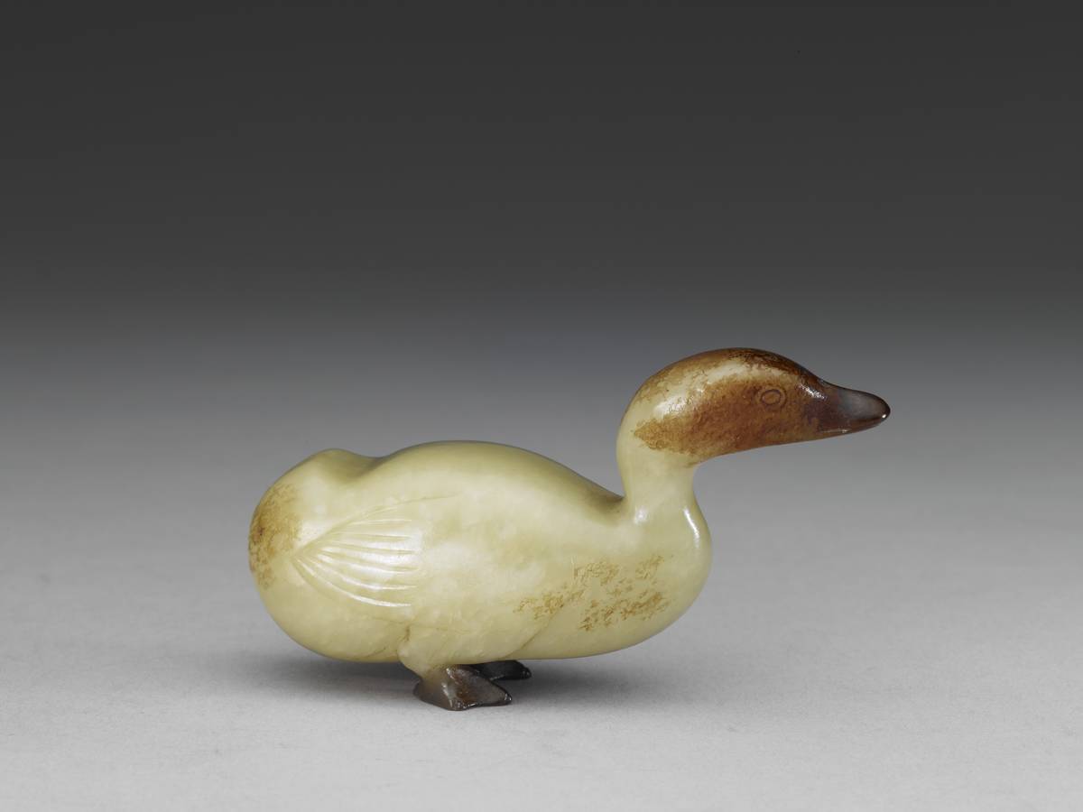 玉鴨。（故宮提供）