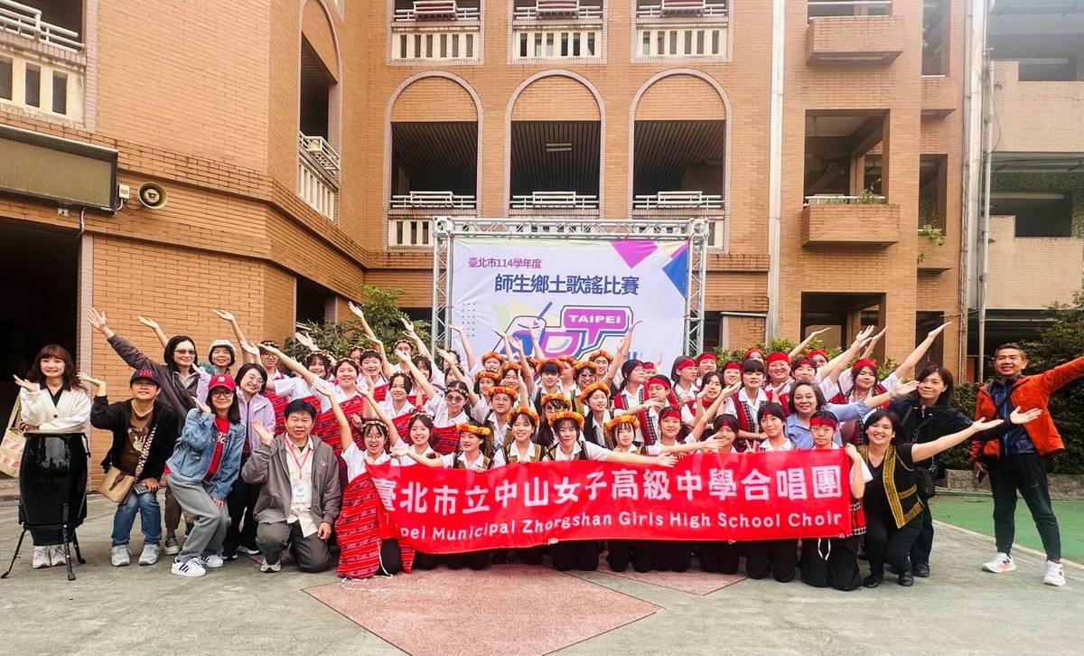 中山女中榮獲臺灣原住民族語言語系類特優第一名