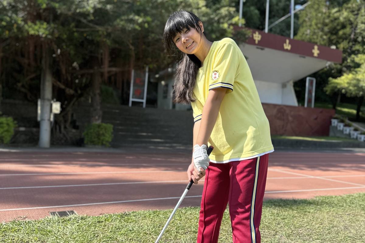 中山工商國中部陳意 高爾夫球賽再奪銀牌  穩健表現成焦點