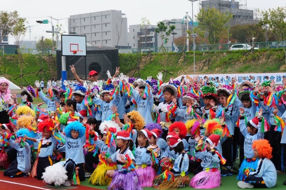 臺中市北屯區松強國小舉辦「松強國小元年運動會」