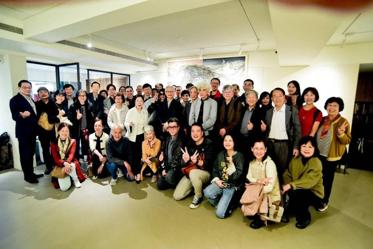 《江山萬里心－林章湖水墨近作展》 羲之堂正式開幕大合照