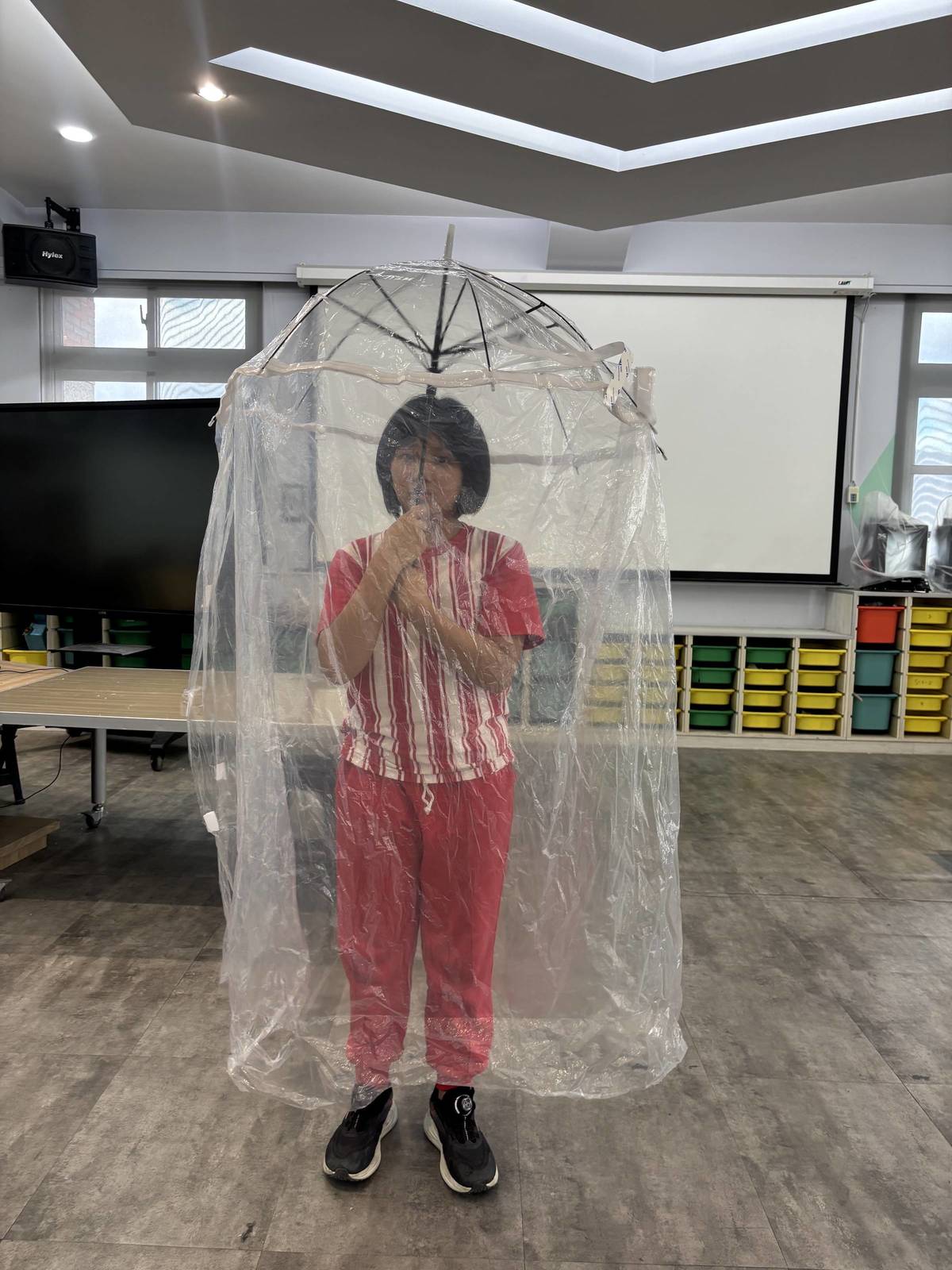 學生發明的水母傘