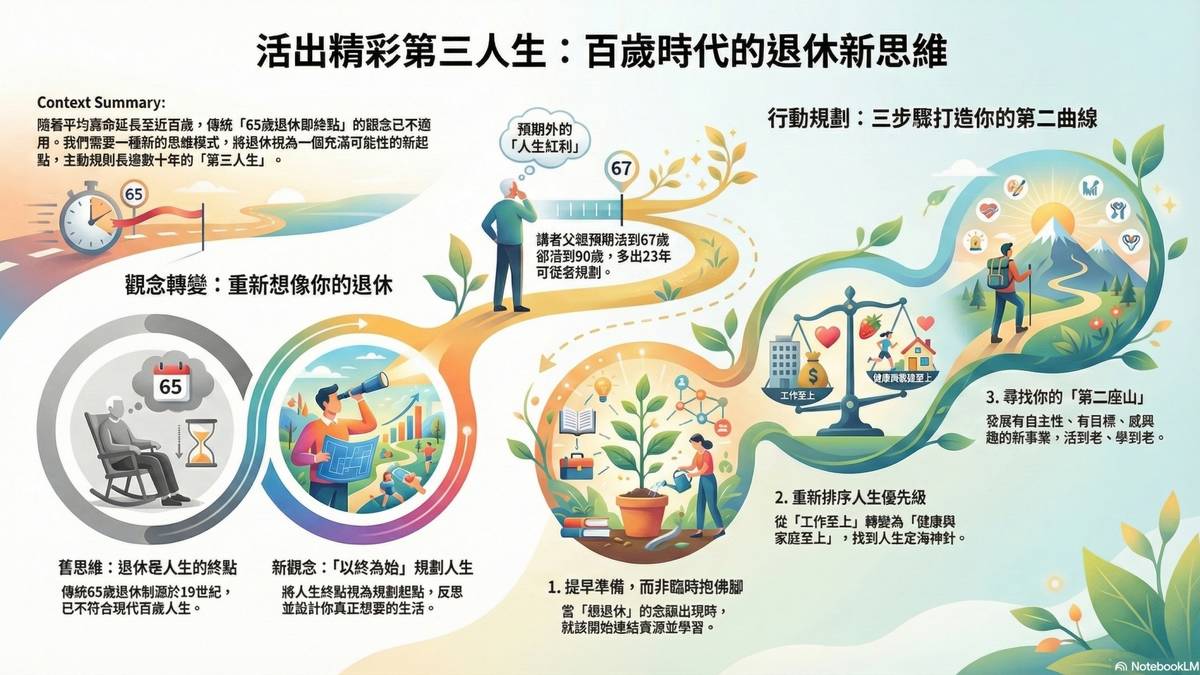 活出精彩百歲人生：百歲時代的退休新思維