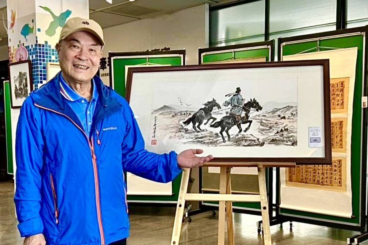 張進丁書墨個展南市民治中心登場 即日至展出