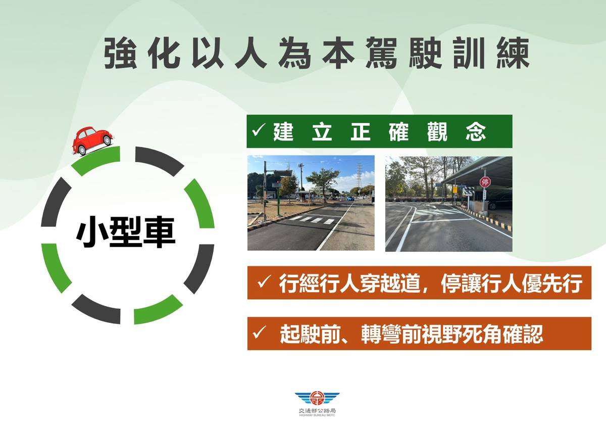 強化以人為本駕駛訓練項目