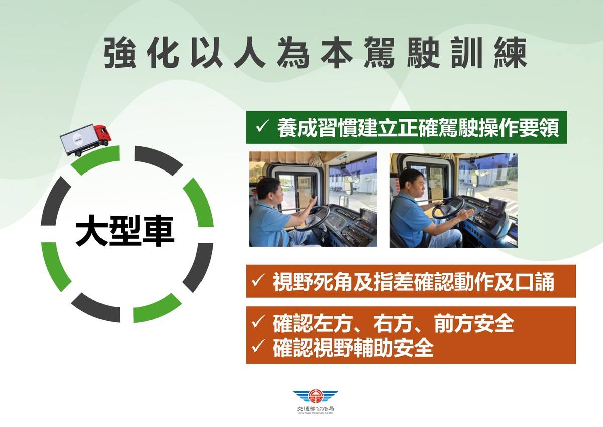 強化以人為本駕駛訓練項目