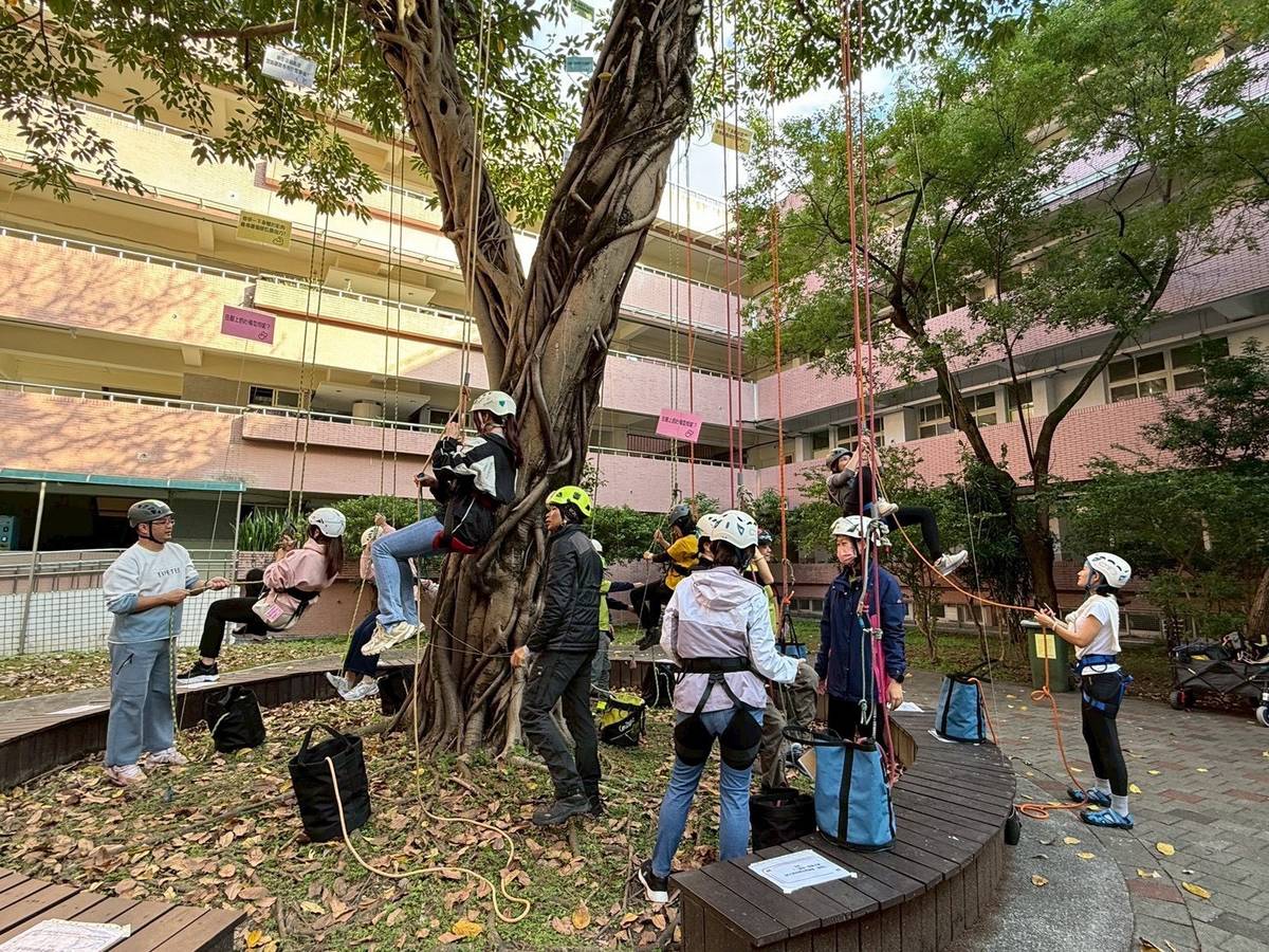 攀樹活動結合社會情緒學習SEL，練習覺察與調節自身情緒