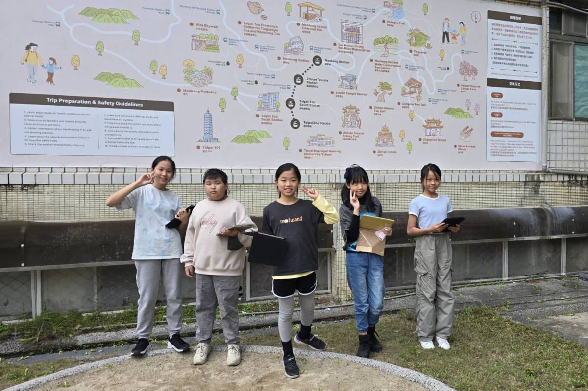 北市萬興國小打造雙語智慧校園，建置AR校園探索任務APP，讓雙語學習走出教室