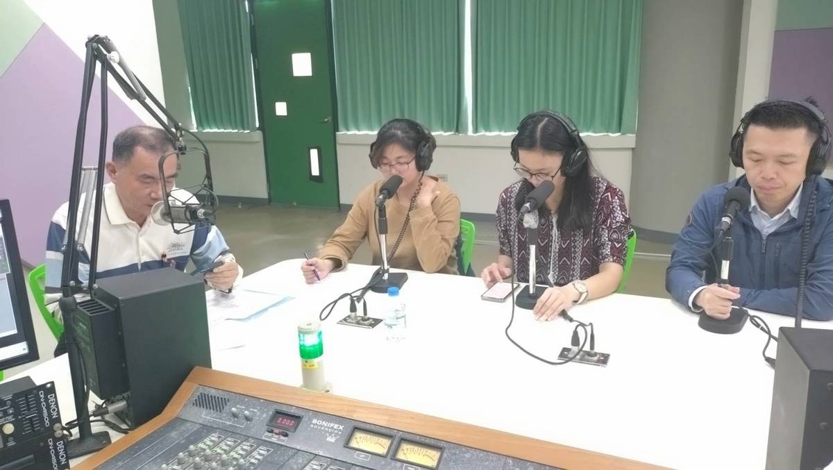 1150116台南教育新風貌，王宏寶校長訪問麻豆國中曾鼎育校長、學務主任陳鈺萍、營養師劉憓慈