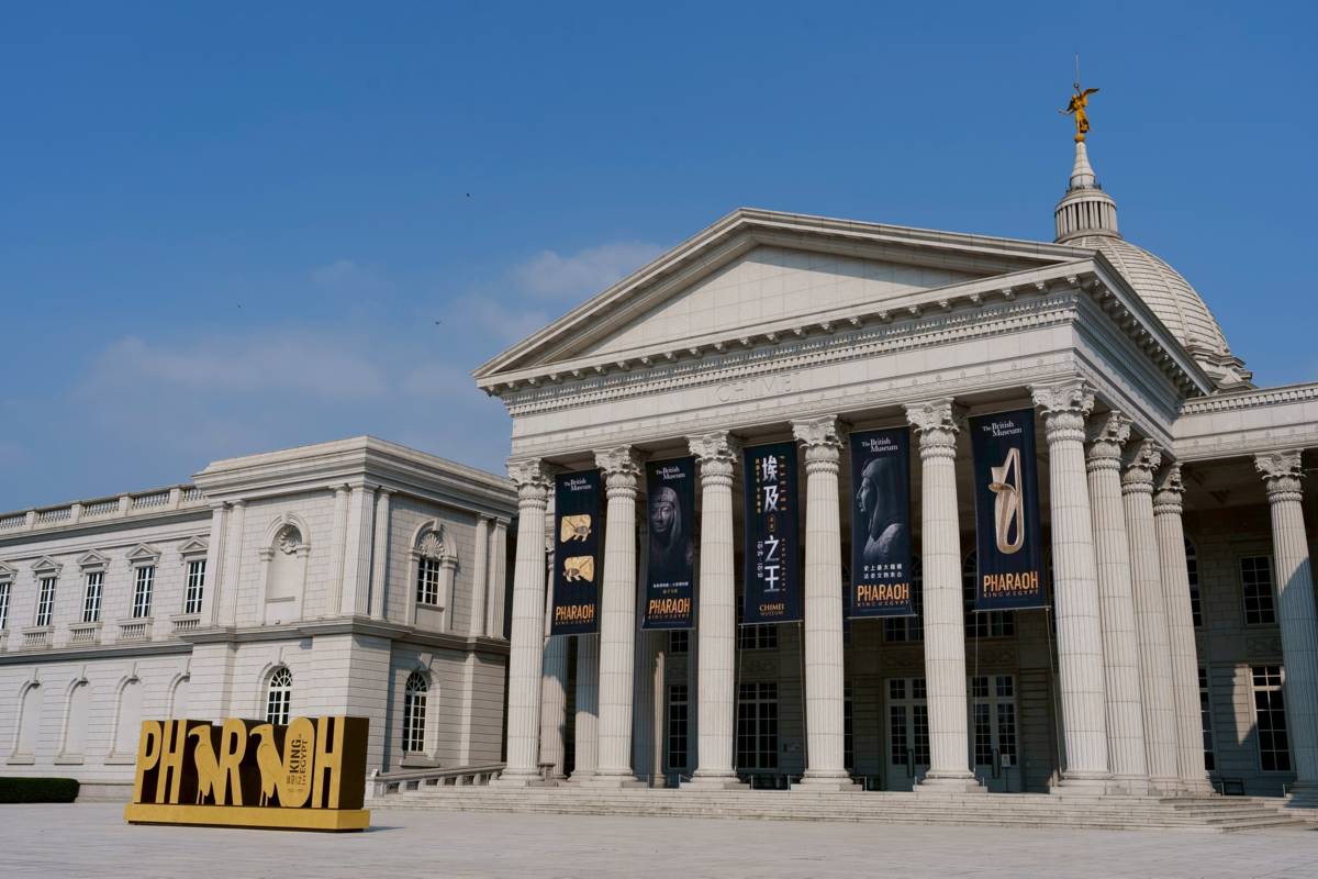 奇美博物館年度大展《埃及之王：法老》提供多元的導覽服務。圖：奇美博物館提供