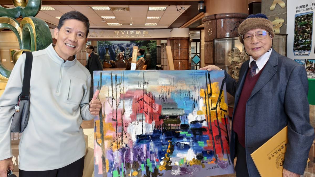 幸福油然而生-李賜鎮理事長作品春吟