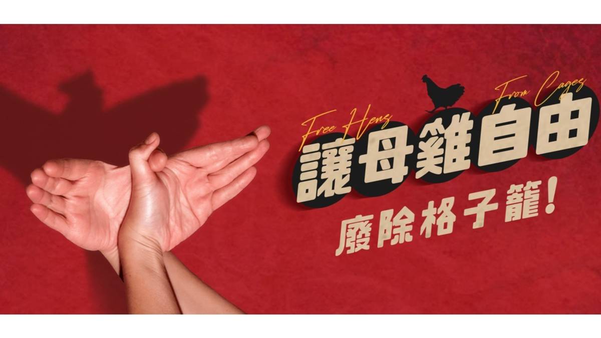 以「讓母雞自由 廢除格子籠」進行社會倡議，喚起大眾關懷經濟動物的意識