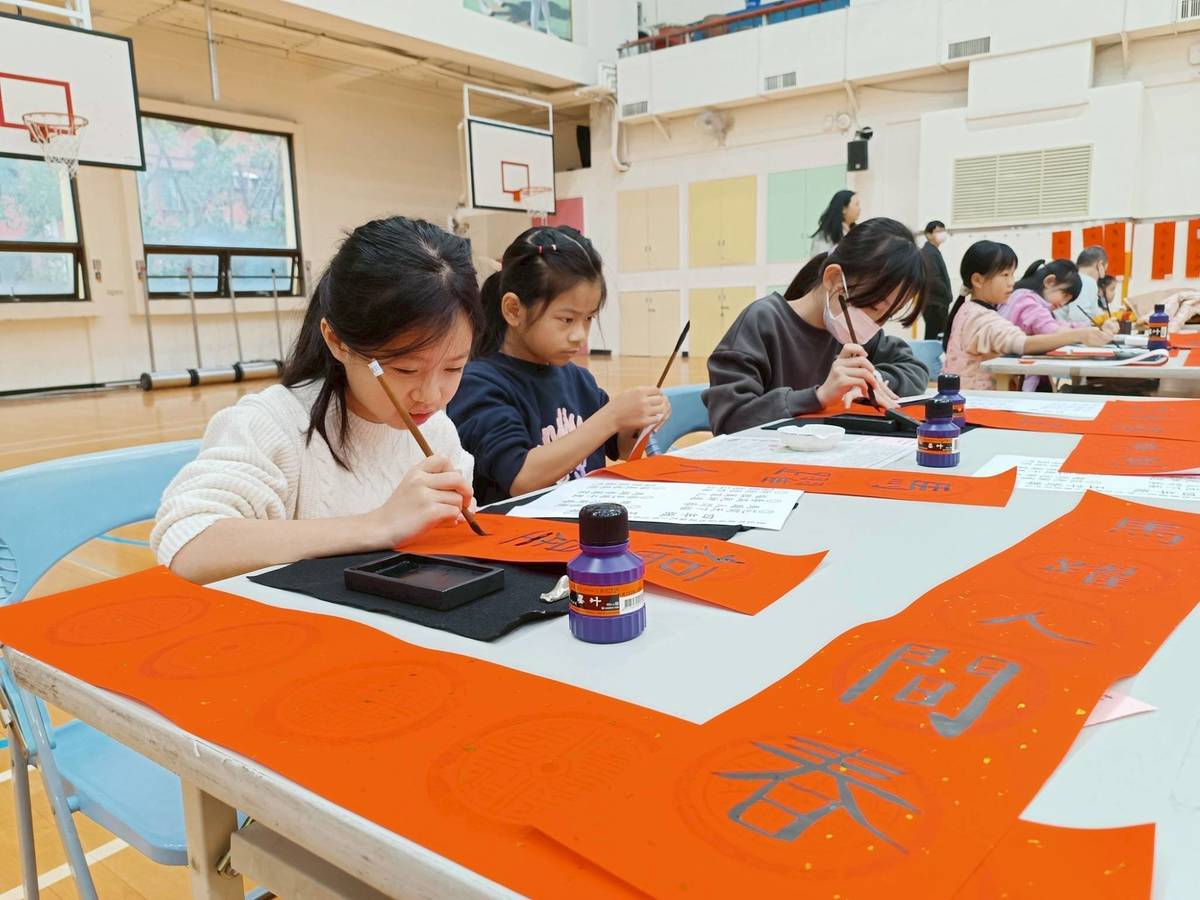 中高年級學生挑戰從「四字單聯」到「七言對聯」