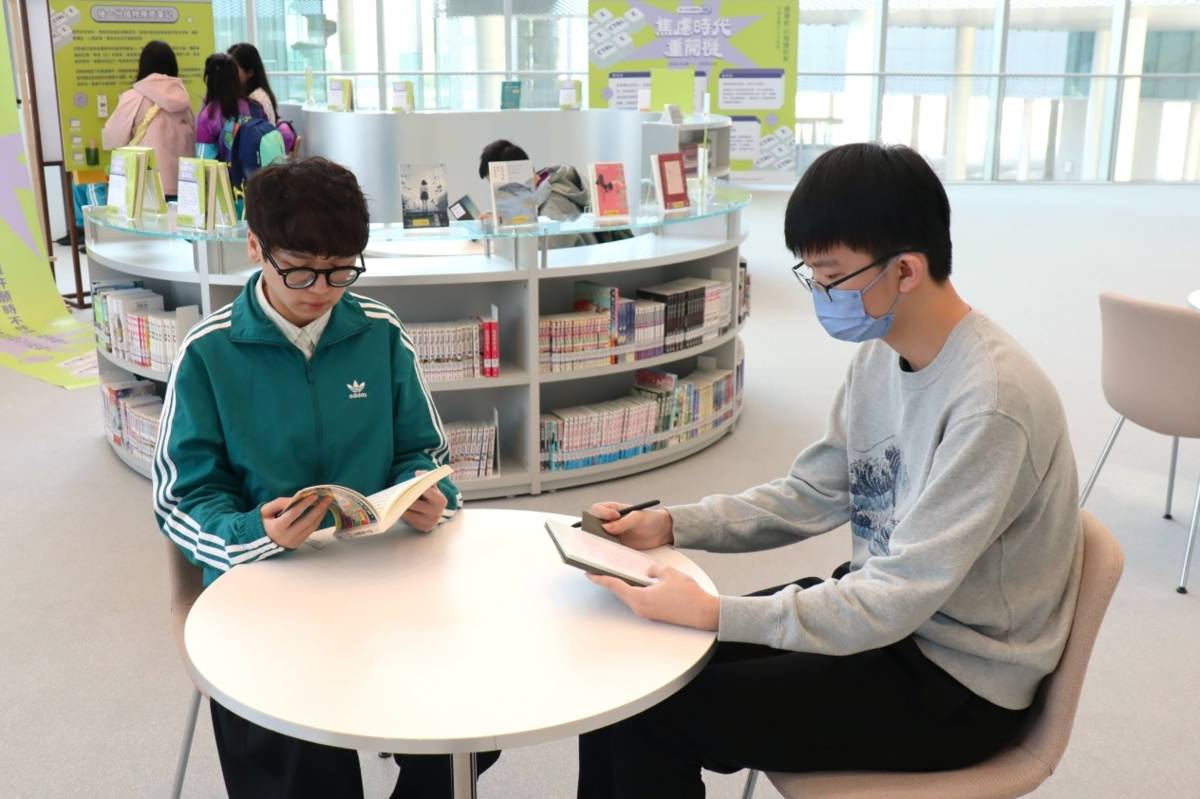 中市圖依不同年齡層精選書單與多元資源（圖:中市圖提供）