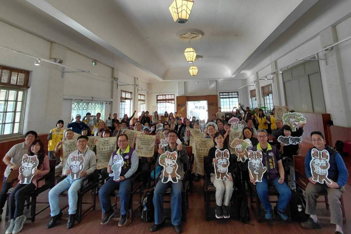 「從農地到餐桌—石虎與友善石虎農作展」開幕儀式（圖／南投縣政府提供）