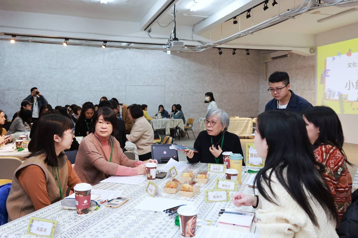 文化部透過個別指導、小組共學等方式培育繪本新秀