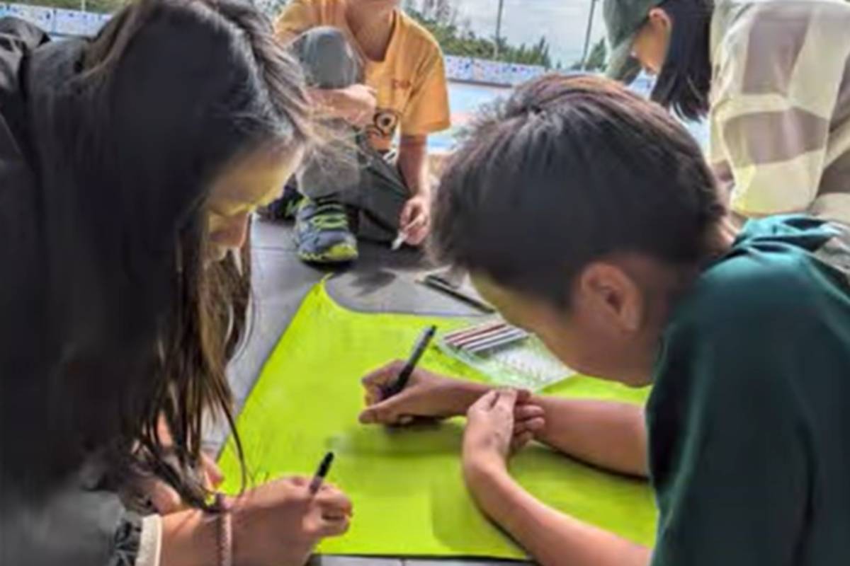 宣傳組學生手繪影展宣傳海報