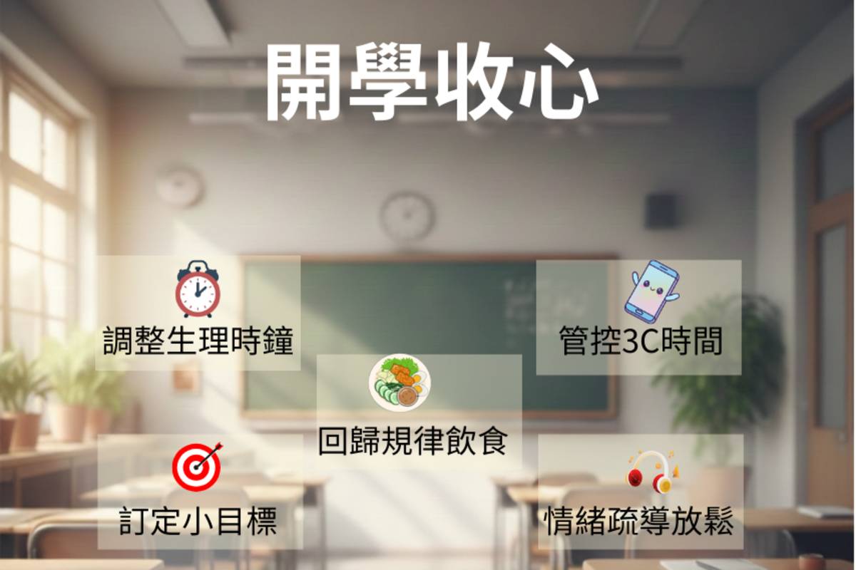 家長陪伴孩子提前收心，為新學期做好準備